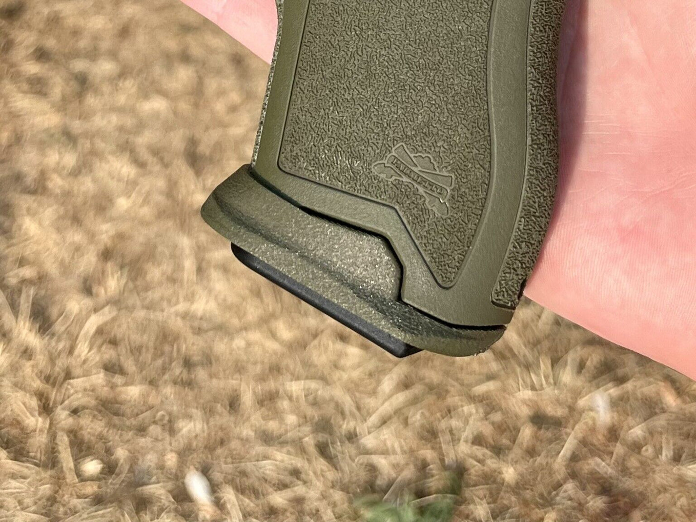 Green PSA Dagger Flared Magwell Glass Reinforced Nylon JTH Printed